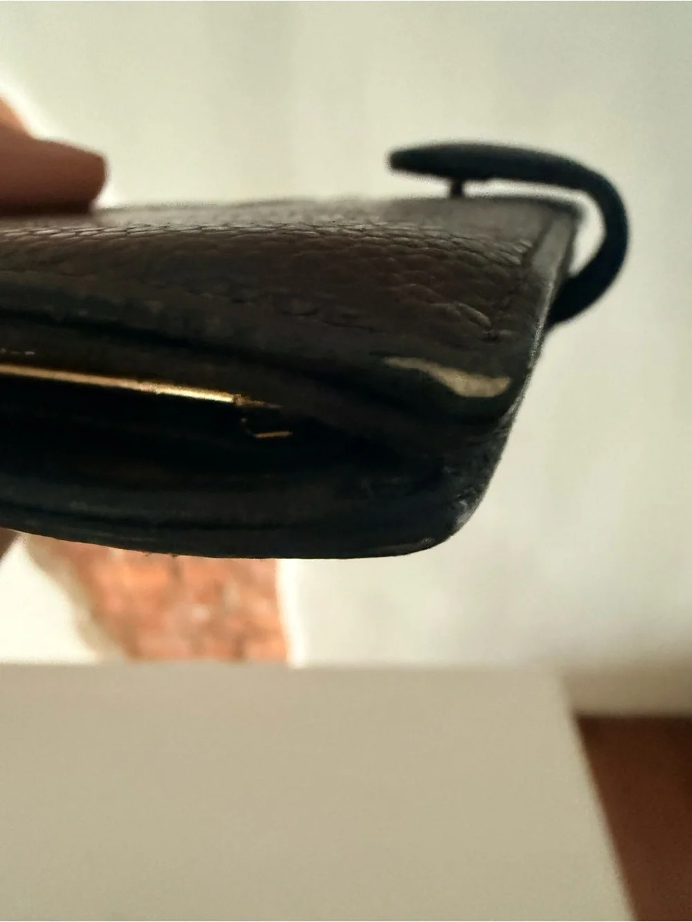 CHANEL Vintage Black Caviar Timeless CC Long Bifold Wallet with Card